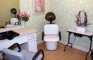 Salon services for our memory care residents
