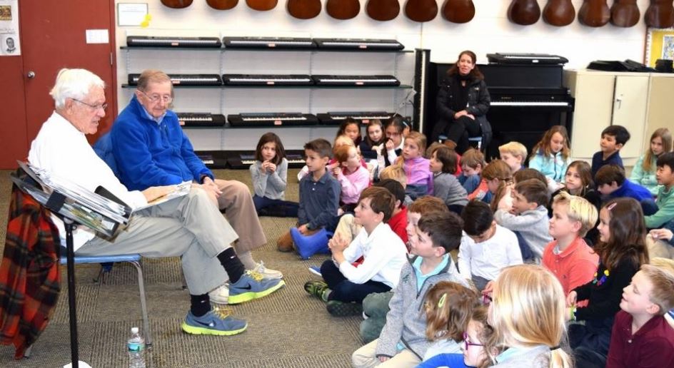 Elm’s Resident Discusses His Book with Local Students